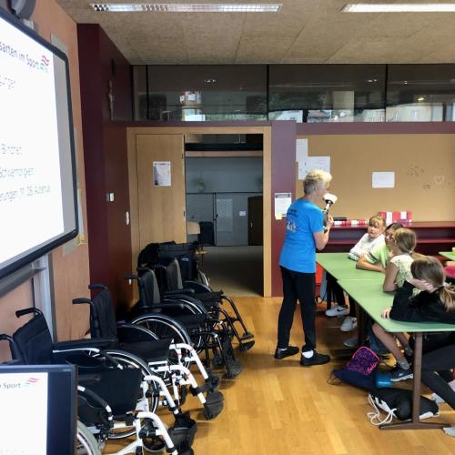 Workshop Behindertensport - Selbsterfahrung