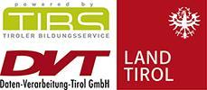 Logos von TiBS, DVT und Land Tirol